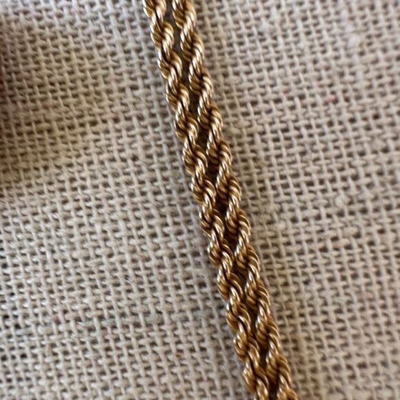 Victorian Pearl Slide Necklace Pocket Watch Chain 14k Yellow Gold 24" 18.7g - Picture 13 of 16